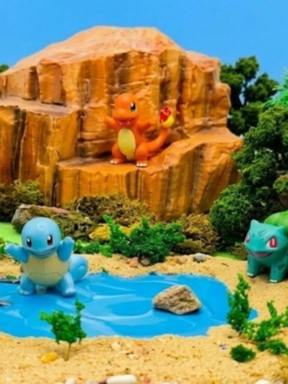 Pokémon Squirtle, Charmander & Bulbasaur